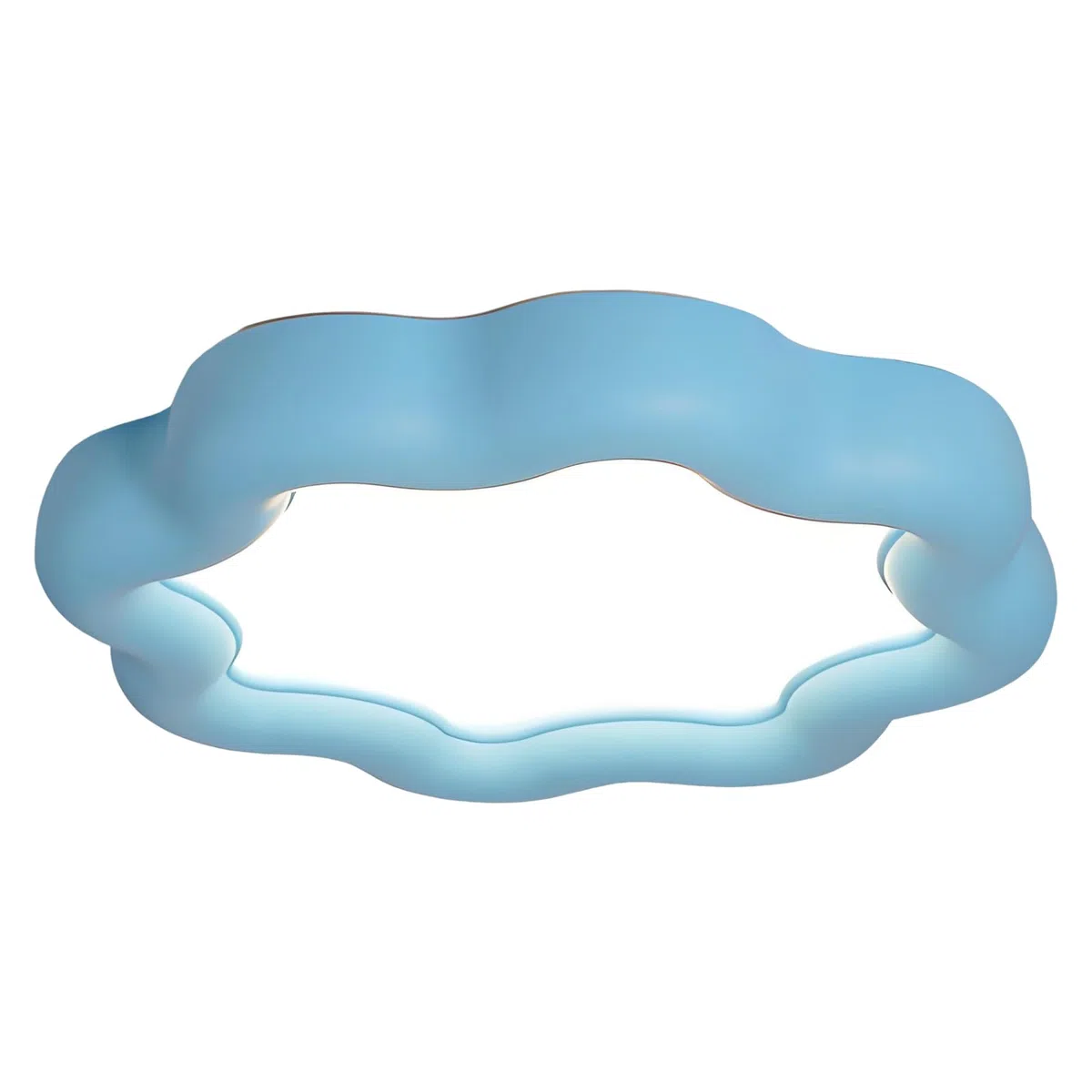 Cloud LED-Deckenleuchte, 3-in-1 Farbtemperatur, Deckennahe LED-Leuchte, Gehäuse Aus Kunstharz & Acrylschirm, Beleuchtungskörper Für Schlafzimmer, Küche, Wohnzimmer, Büro Und Flur.