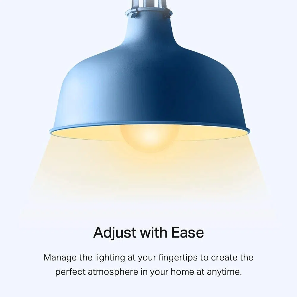 Tapo TP-Link L510E smarte WLAN Glühbirne E27, dimmbar 8.7 W, kein Hub notwendig, kompatibel mit Alexa, Google Assistant, Abläufe und Zeitpläne, Abwesenheitmodus, App, Warm Weiß, 2er pack