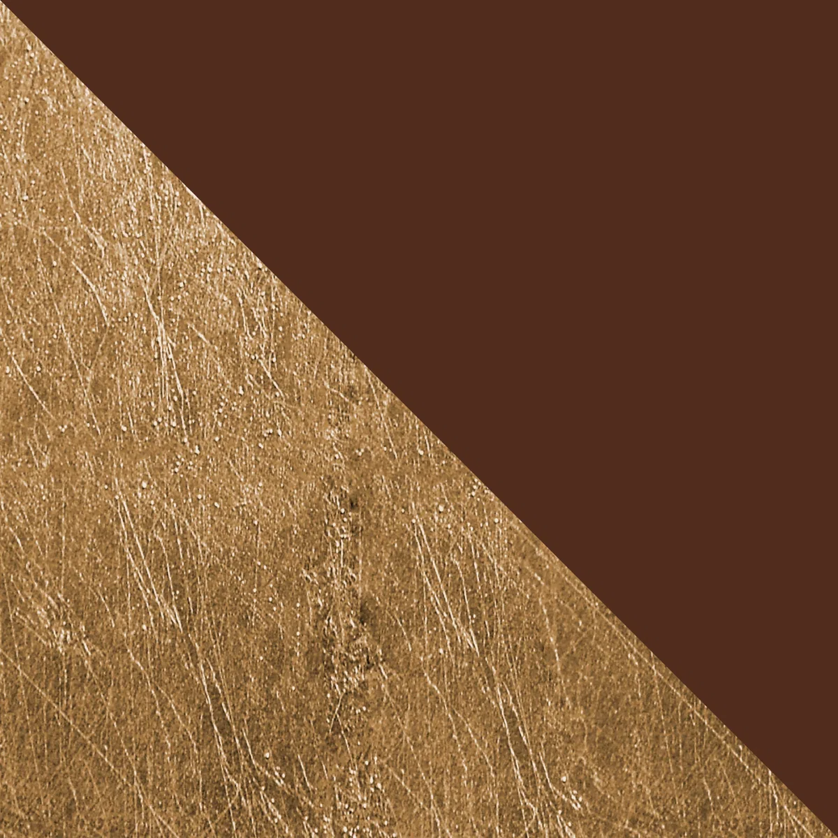 L+ Moderne Pendelleuchte, handgefertigt, Lampenschirm aus Metall E27, Küche, Wohnzimmer, Schlafzimmer, modernes Design (Corten Blattgold, Ø25 cm)