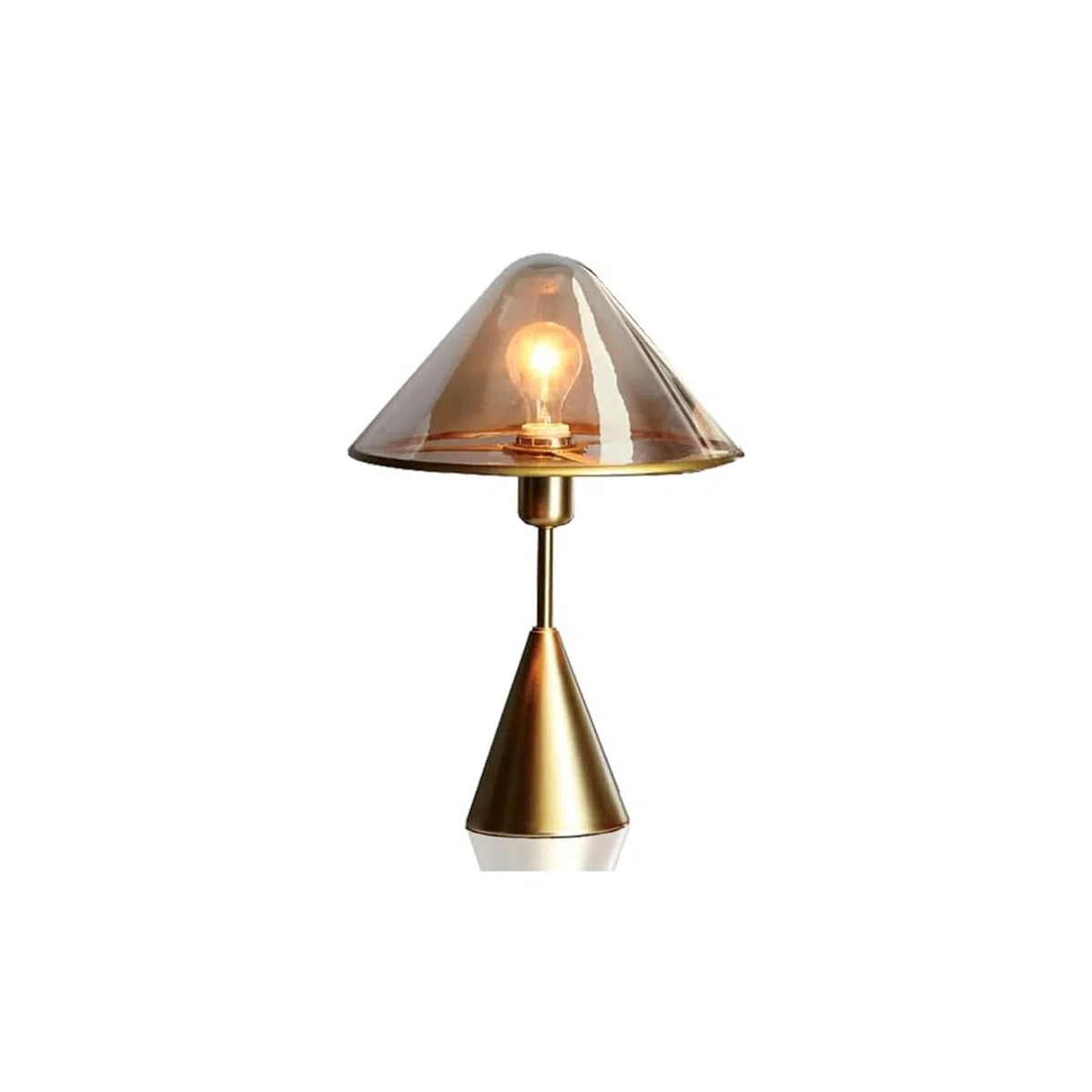 Postmoderne Tischlampe aus Metall, einfaches, kreatives, wiederaufladbares Nachtlicht aus Glas for Schlafzimmer, Nachttisch, Café-Dekoration Schreibtischlampe