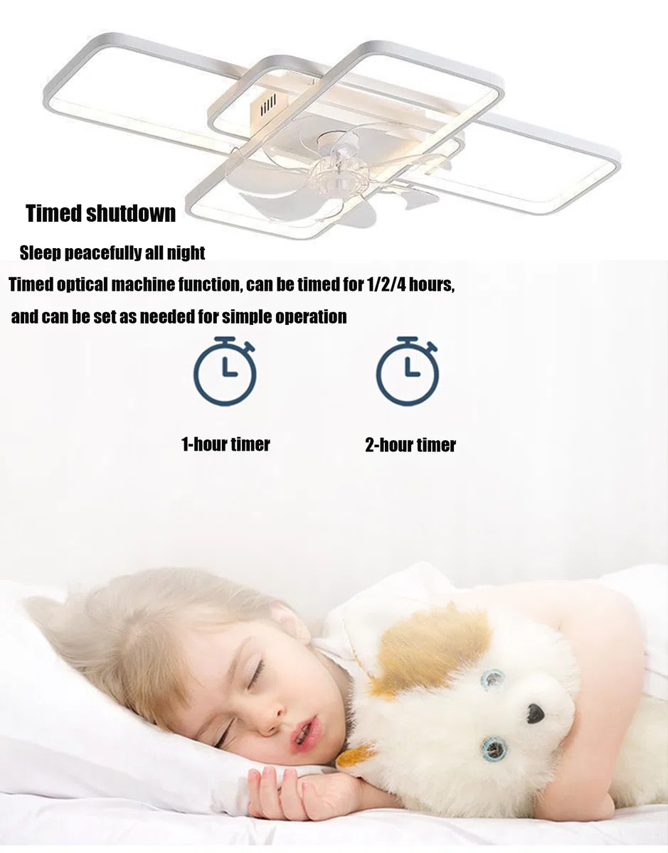 Bellastein LED Deckenventilator Mit Beleuchtung, Modern LED Deckenleuchte Mit Ventilator, Leise mit Fernbedienung und APP Dimmbare Lampe mit Ventilator für Esszimmer Schlafzimmer Licht (Weiß, L103cm)