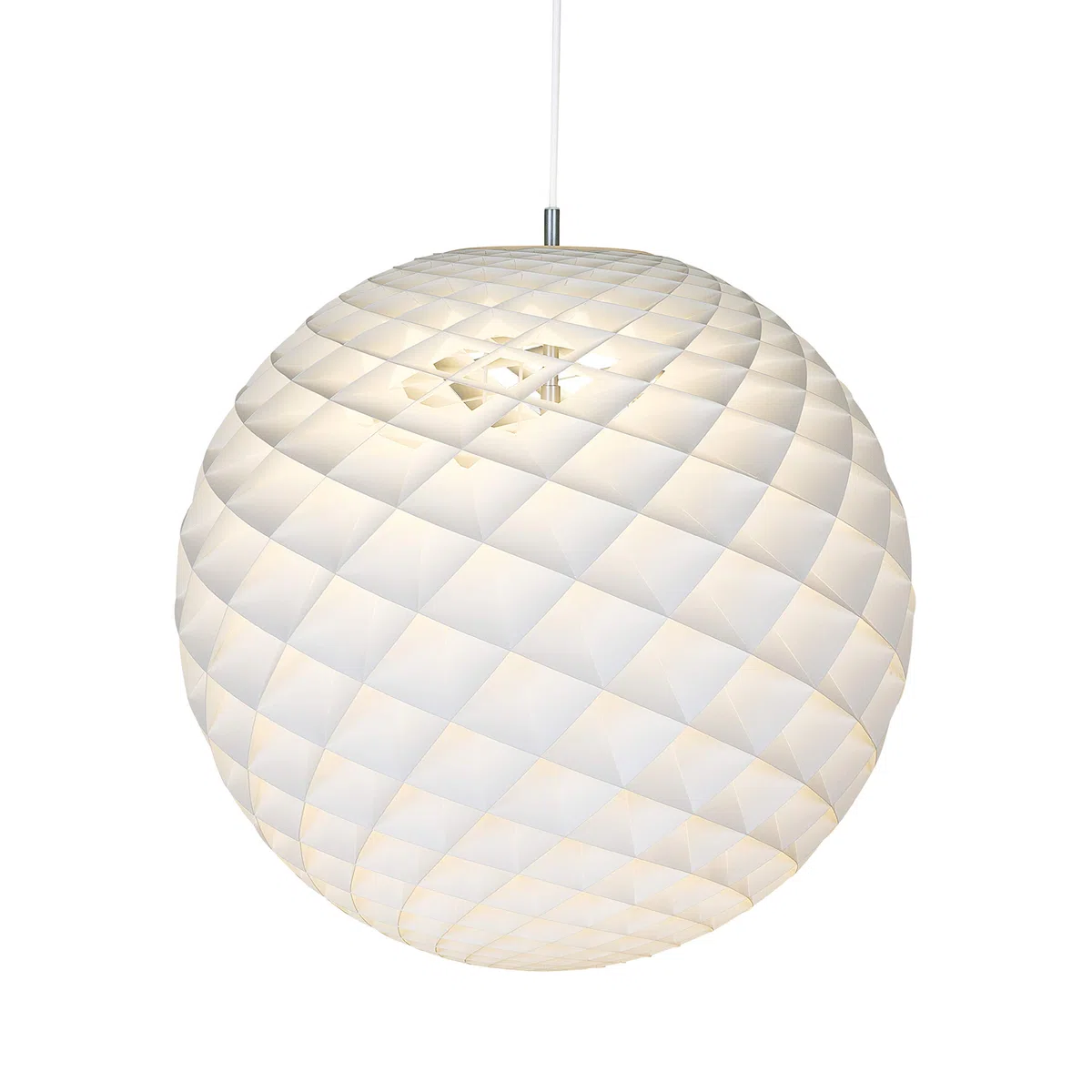 Patera ⌀ 450, max. 60W, E27, Louis Poulsen, Pendelleuchte Entworfen von Øivind Slaatto (Weiß, ⌀ 450)