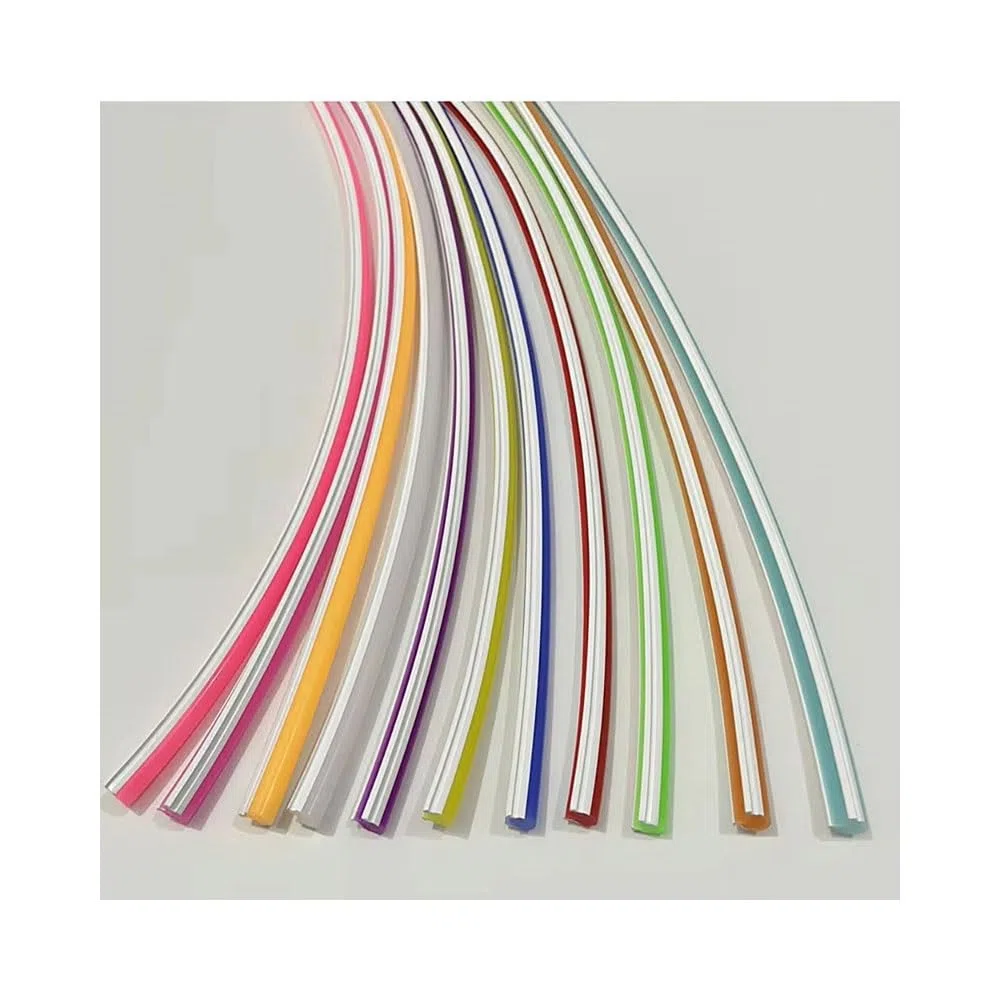 6 mm Silikon-Neonstreifenröhre, weicher, biegsamer Lichtkanal, 20 m, LED-Streifen nicht im Lieferumfang enthalten, 1 Stück(Lemon Yellow)
