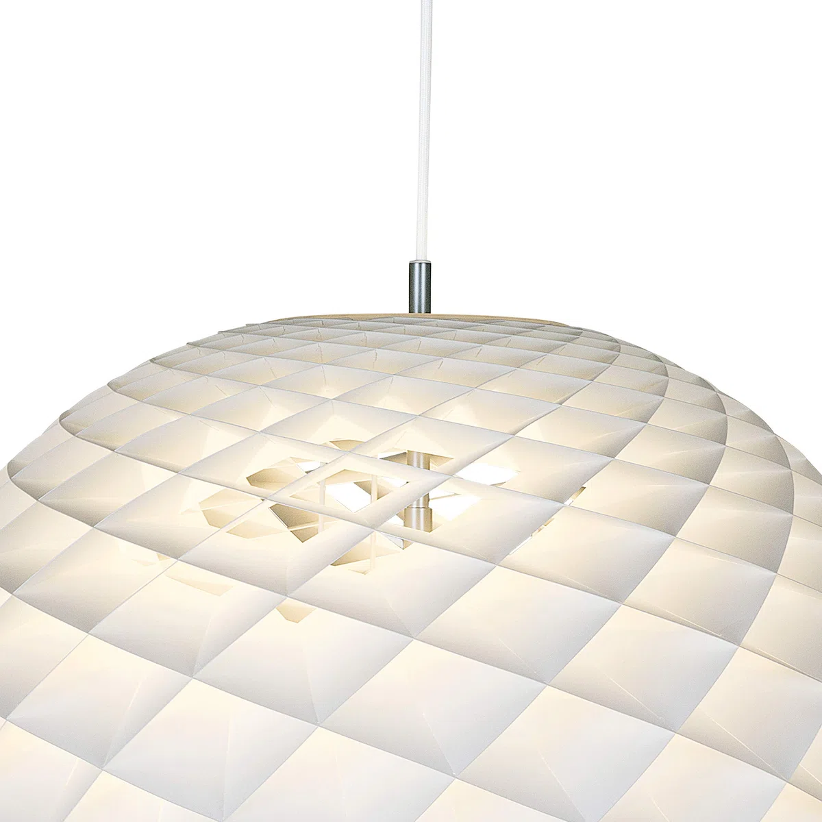 Patera ⌀ 450, max. 60W, E27, Louis Poulsen, Pendelleuchte Entworfen von Øivind Slaatto (Weiß, ⌀ 450)