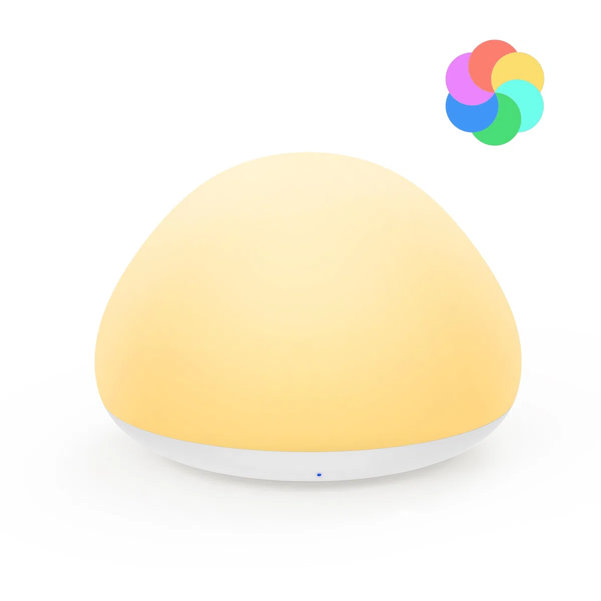 Nachtlicht Kinder, RGB Silikon Stilllicht Nachttischlampe, USB Wiederaufladbar, Mit Timer Dimmbar Touch Kinderbett Nachtlicht, Kinder Schlafzimmer Dekor Kinder Geschenke