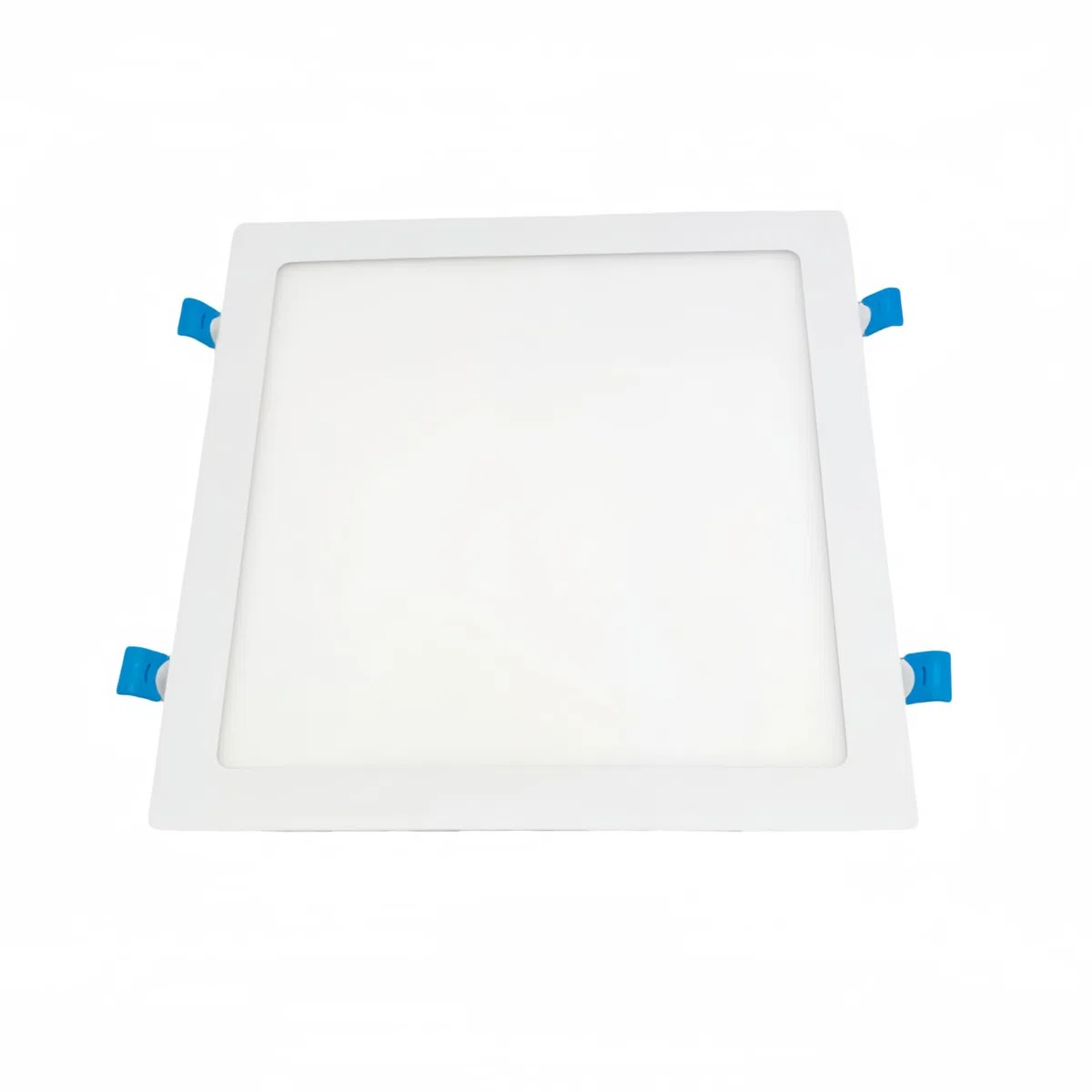 ONSSI Quadratische LED-Platte 295 x 295 mm, 24W (Pack 5), superflaches Panel, Einbau, Kaltlicht 6500K, weißer Rahmen, hohe Helligkeit, Deckenleuchte
