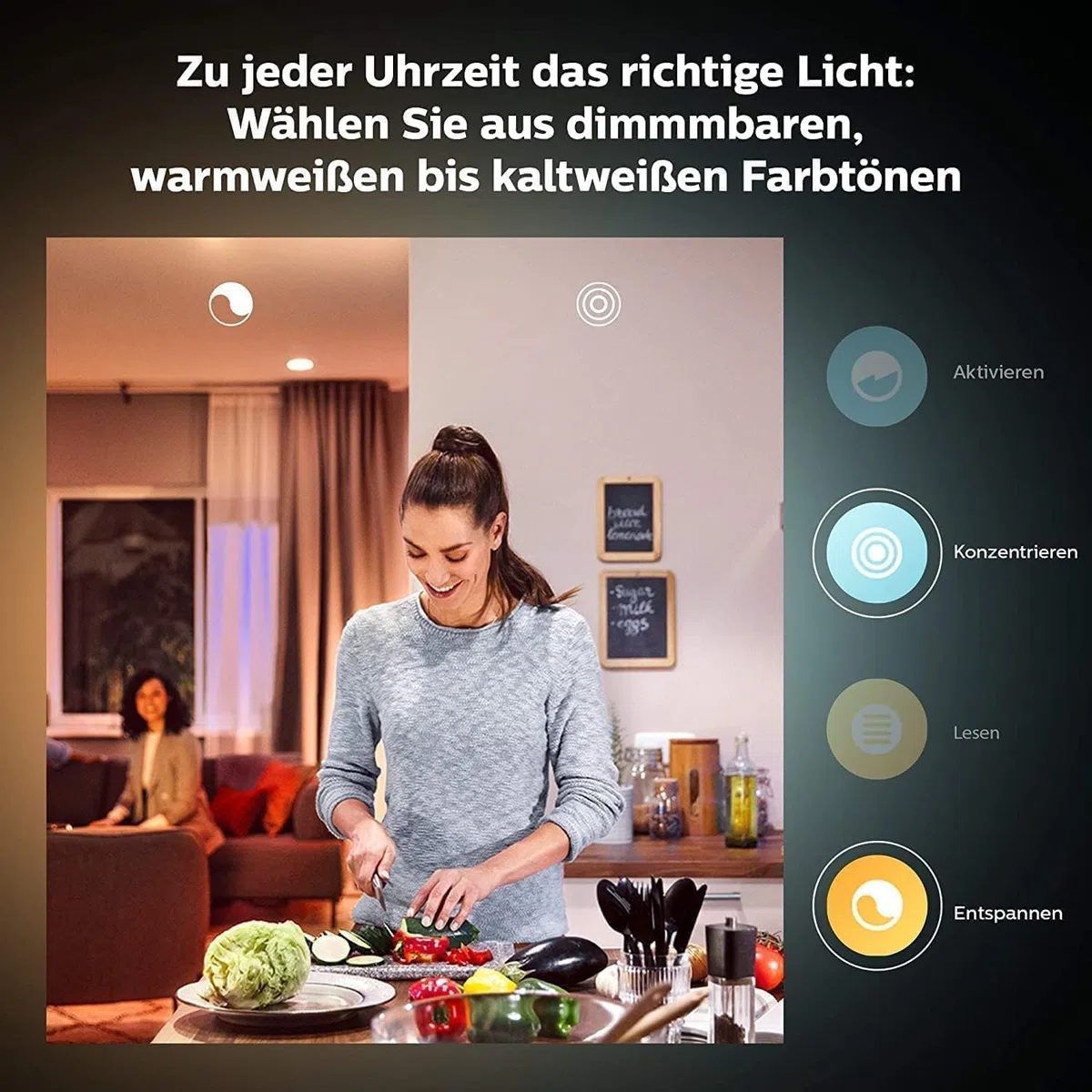 Philips Hue White E27 LED Glühbirne, 810lm, warmweiß, dimmbar, steuerbar via App, kompatibel mit Amazon Alexa (Echo, Echo Dot), 2er Pack, alte Generation