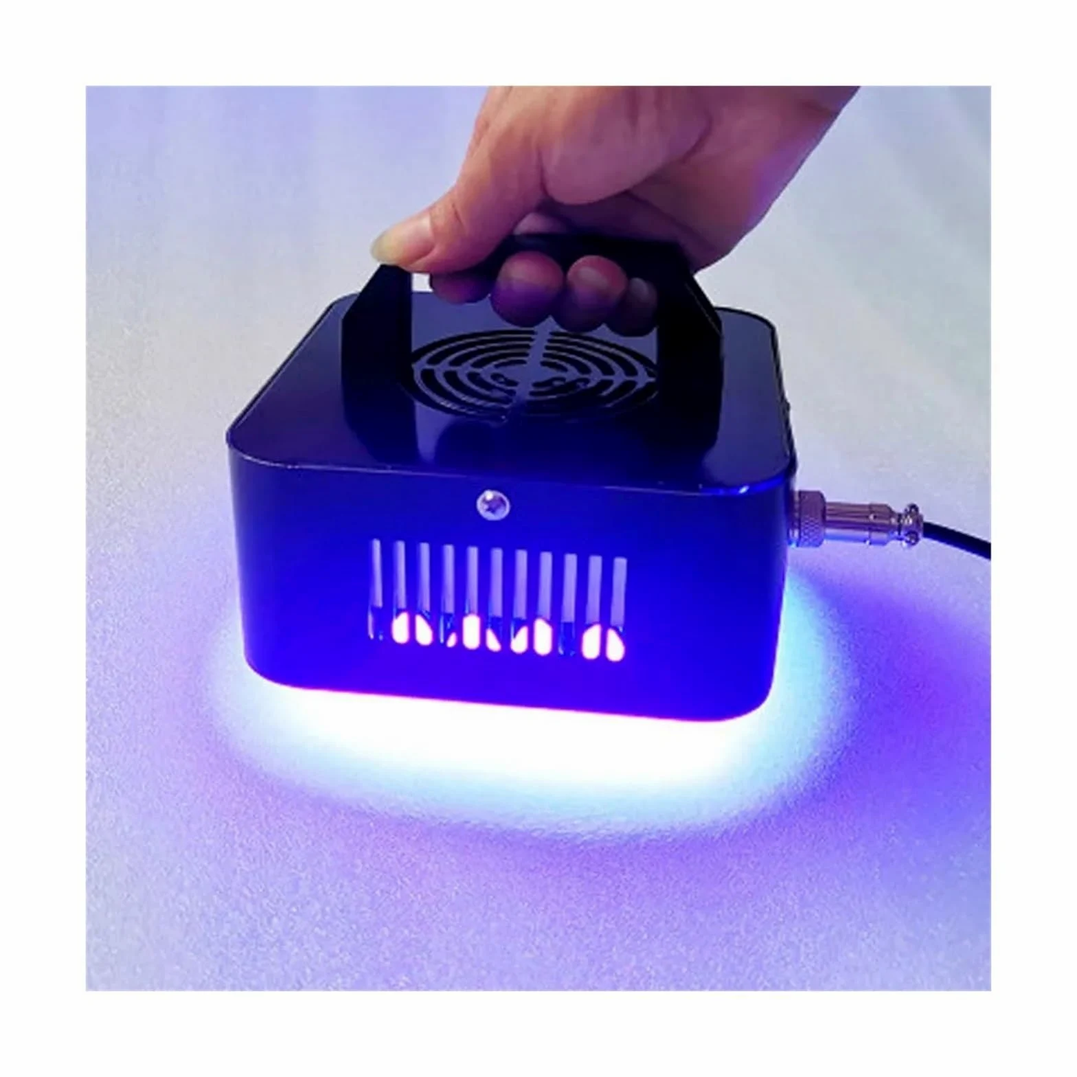 EDEDE Schwarzlicht, 400 W hochintensive UV-Härtungslampe, Lichthärtungslampe, UV-Kleber, schattenloser Kleber, Lack, grüne Tinte UV Lampe(395nm)