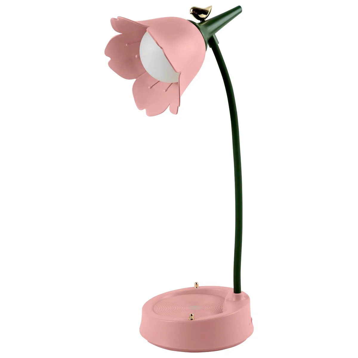 himmel Schreibtischlampe Kinder, Dimmbare LED Tischlampe mit 3 Farbtemperaturen, Wiederaufladbare Schreibtischlampe mit Touchsensor und Flexibles Arm, USB Nachttischlampe für Lesen, Lernen(rosa)
