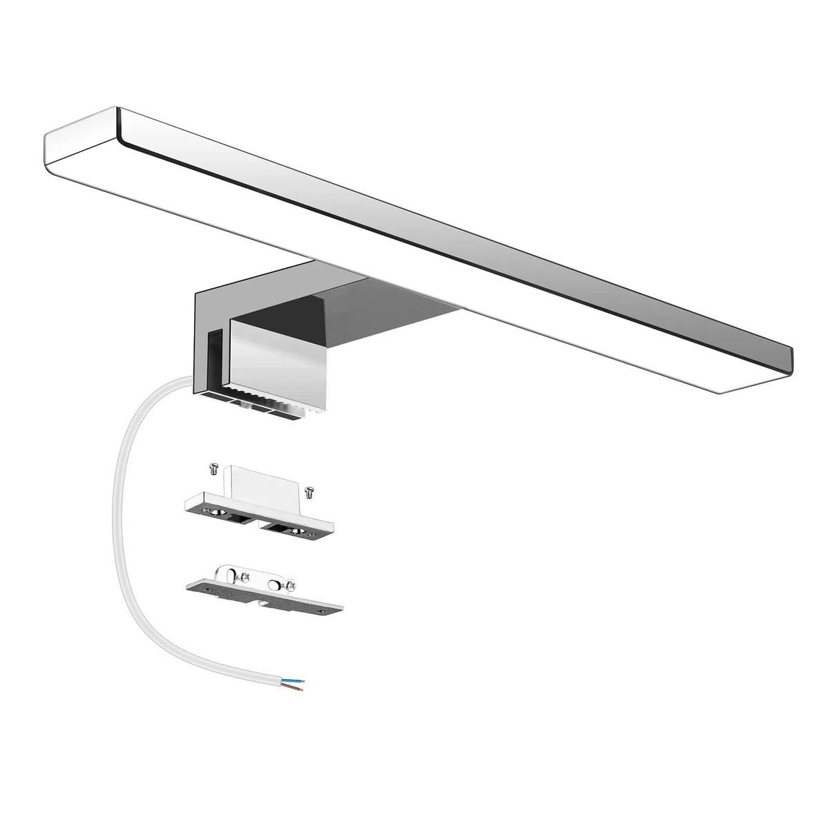 Aourow LED Spiegellampe Badezimmer Spiegelleuchte 5W 300mm 500lm Badleuchte Neutralweiß 4000k,Spiegellampen Spiegel Badezimmerschrank 230V,LED Badspiegelleuchten Badezimmerspiegel(kein Schalter)